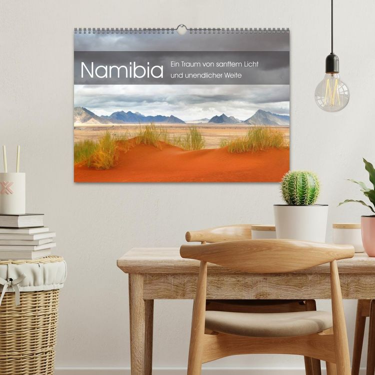 Produktbild: Namibia: Ein Traum von sanftem Licht und unendlicher Weite (Wandkalender 2026 DIN A3 quer), CALVENDO Monatskalender