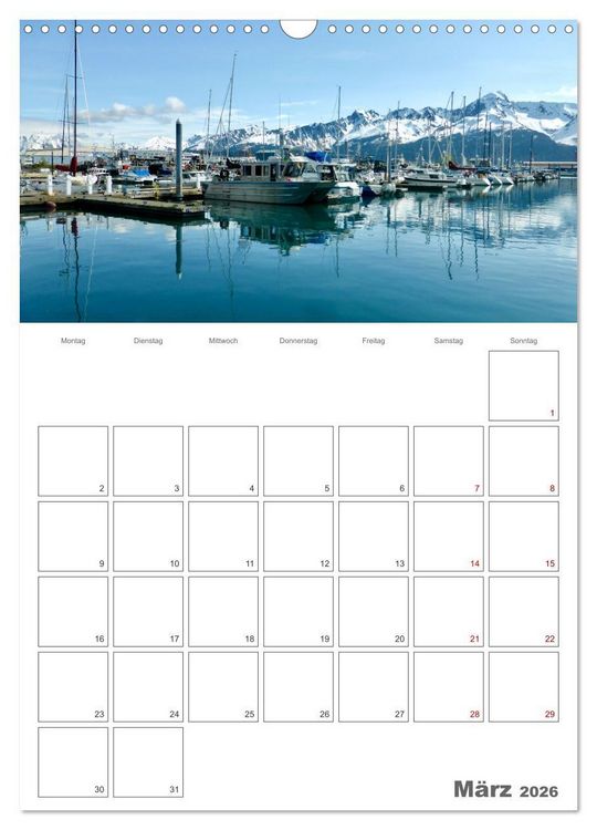 Produktbild: Alaska f&uuml;r alle die genug vom tr&auml;umen haben (Wandkalender 2026 DIN A3 hoch), CALVENDO Monatskalender