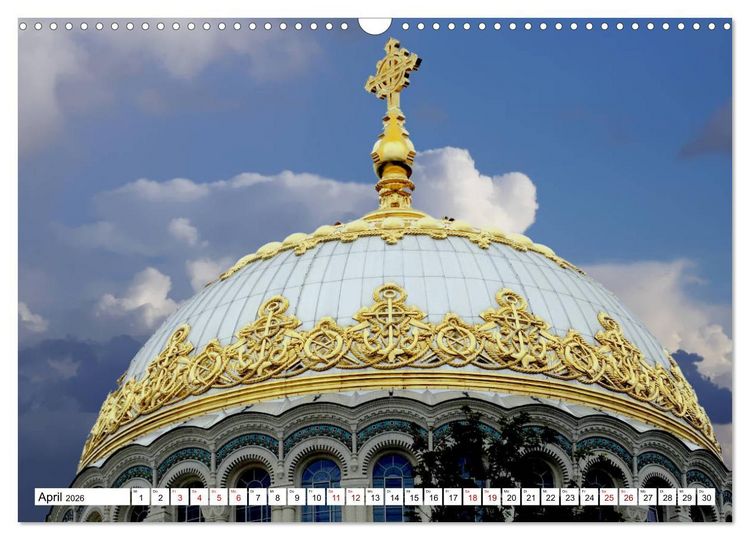 Produktbild: Festungsstadt Kronstadt - Schl&uuml;ssel zu Sankt Petersburg (Wandkalender 2026 DIN A3 quer), CALVENDO Monatskalender