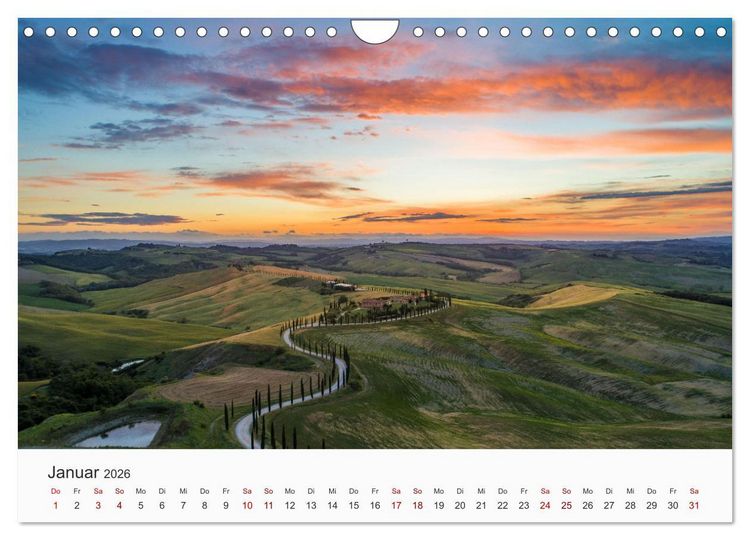 Produktbild: Italien - einzigartige Motive (Wandkalender 2026 DIN A4 quer), CALVENDO Monatskalender