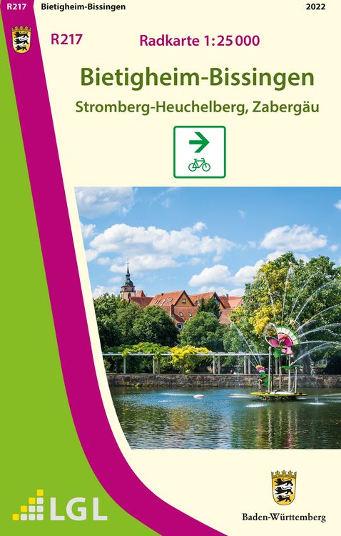 Produktbild: R217 Radkarte 1:25 000 Bietigheim-Bissingen