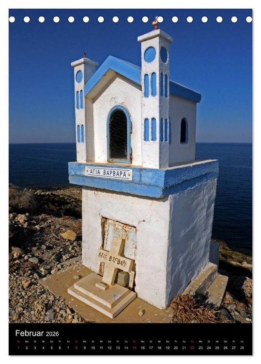 Produktbild: Kreta Impressionen (Tischkalender 2026 DIN A5 hoch), CALVENDO Monatskalender