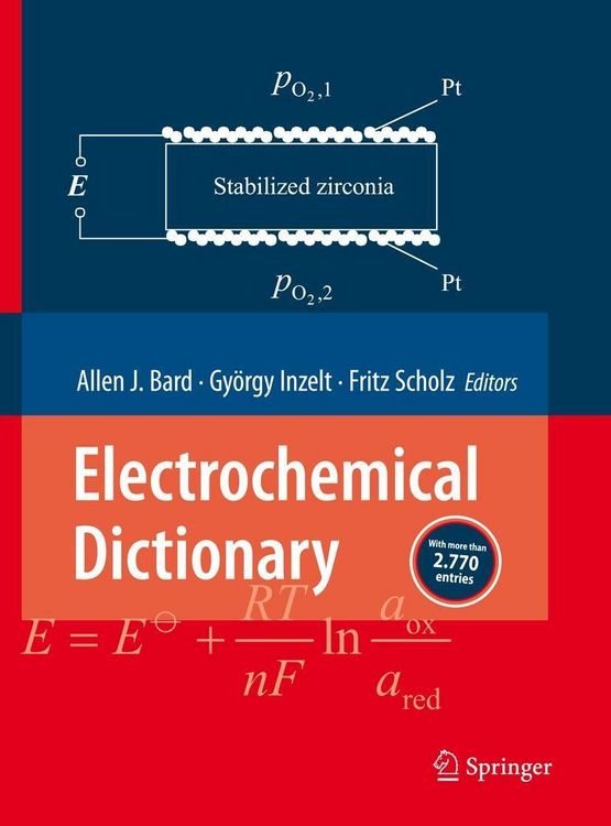 Produktbild: Electrochemical Dictionary