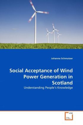 Produktbild: Schmutzer, J: Social Acceptance of Wind Power Generation in