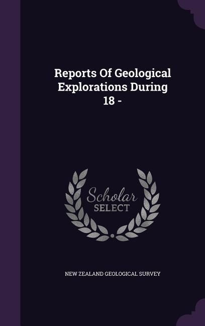 Produktbild: Reports Of Geological Explorations During 18 -