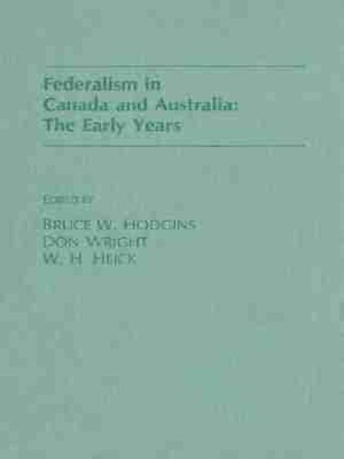 Produktbild: Federalism in Canada and Australia