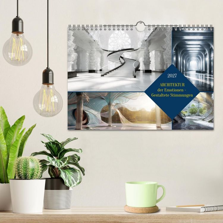 Produktbild: Architektur der Emotionen - Gestaltete Stimmungen (Wandkalender 2027 DIN A4 quer), CALVENDO Monatskalender