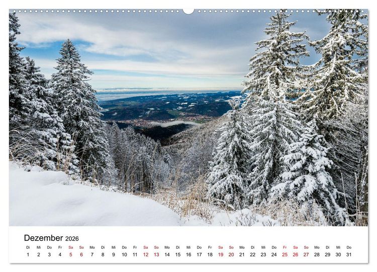 Produktbild: Freiburg, Drumherum (hochwertiger Premium Wandkalender 2026 DIN A2 quer), Kunstdruck in Hochglanz