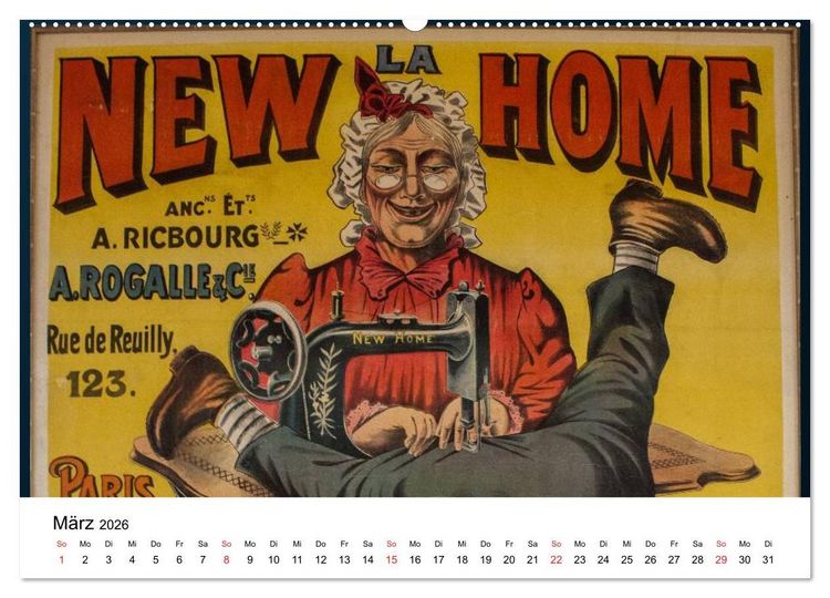 Produktbild: Vintage-Poster aus Theater, Film und Werbung (Wandkalender 2026 DIN A2 quer), CALVENDO Monatskalender
