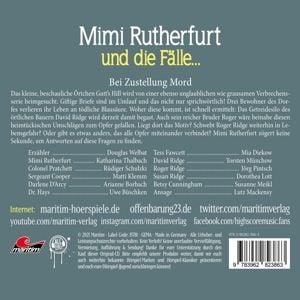 Produktbild: Mimi Rutherfurt - Bei Zustellung Mord