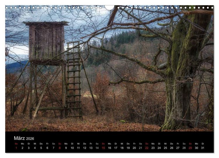 Produktbild: Kanzelkalender 2026 (Wandkalender 2026 DIN A3 quer), CALVENDO Monatskalender