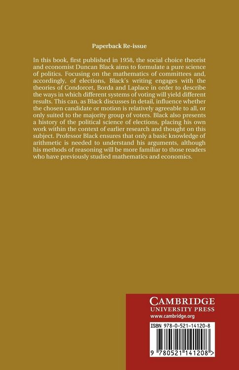 Produktbild: Theory Committees and Elections