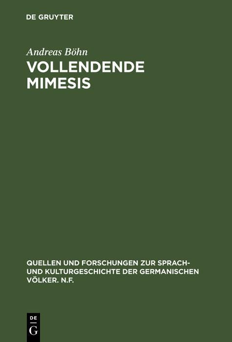 Produktbild: Vollendende Mimesis