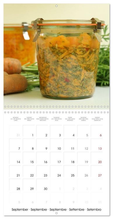 Produktbild: FERMENTED VEGETABLES (Wall Calendar 2026 12 &times; 12 Inch) CALVENDO 12 Month Wall Calendar