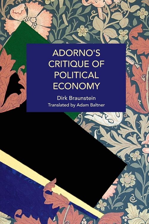 Produktbild: Adorno's Critique of Political Economy