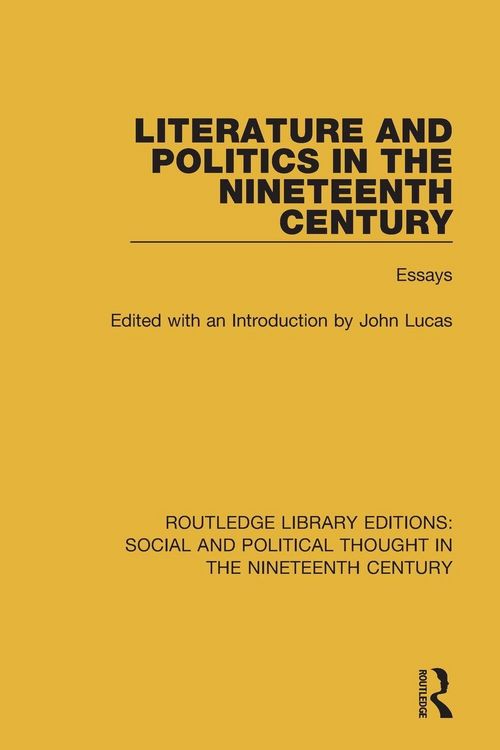 Produktbild: Literature and Politics in the Nineteenth Century
