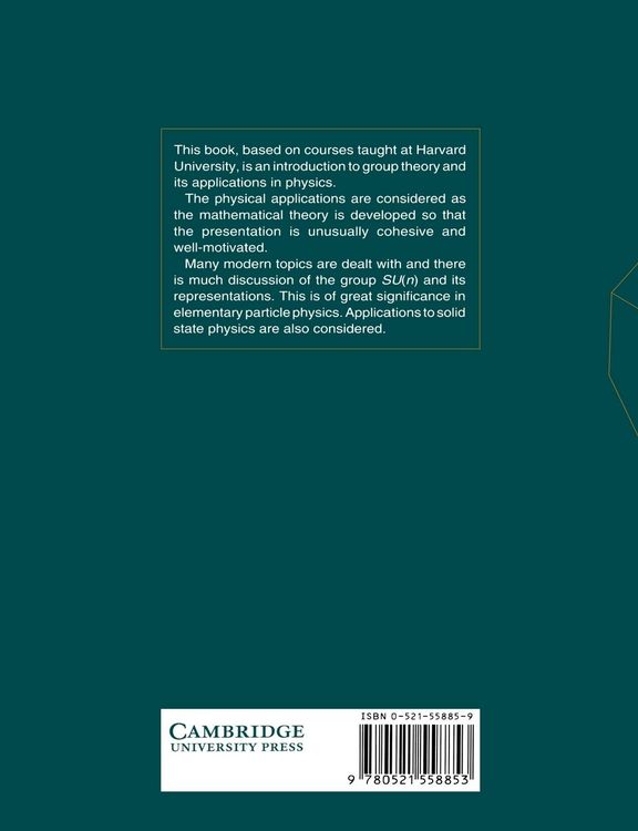 Produktbild: Group Theory and Physics