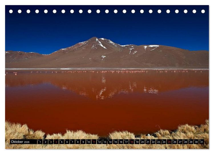 Produktbild: Bolivien Andenlandschaften (Tischkalender 2026 DIN A5 quer), CALVENDO Monatskalender
