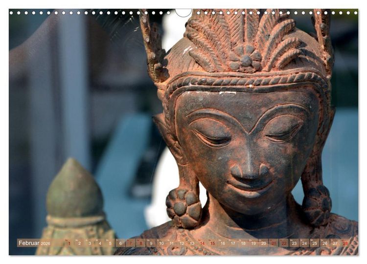 Produktbild: Buddha - Die Kraft des L&auml;chelns (Ralf Kretschmer) (Wandkalender 2026 DIN A3 quer), CALVENDO Monatskalender
