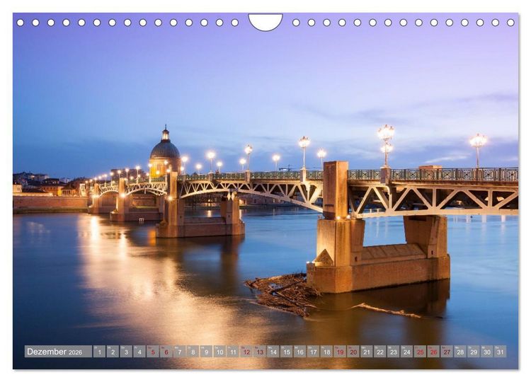 Produktbild: Hausbooturlaub Frankreich - Canal du Midi (Wandkalender 2026 DIN A4 quer), CALVENDO Monatskalender