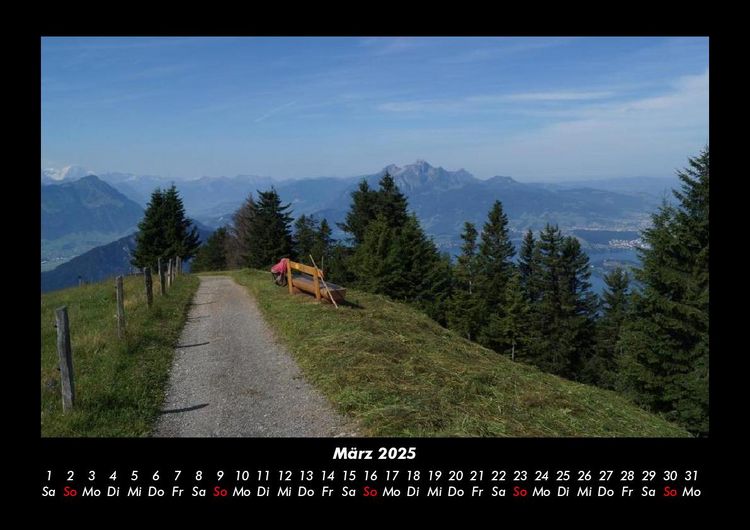 Produktbild: Wanderlust 2025 Fotokalender DIN A3