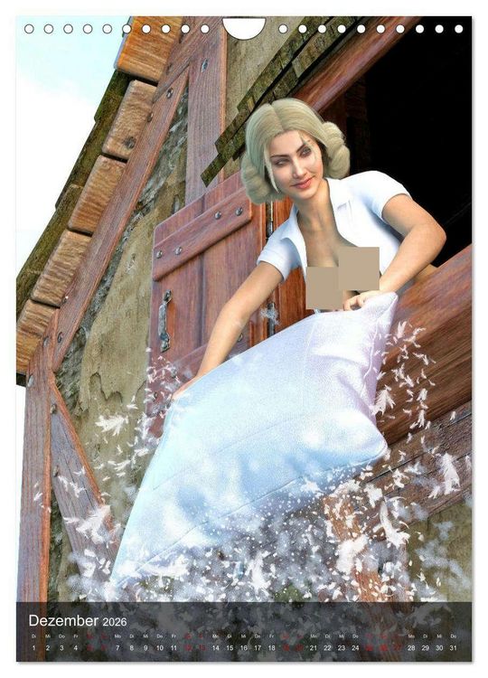 Produktbild: M&auml;rchenhafte Pin Ups (Wandkalender 2026 DIN A4 hoch), CALVENDO Monatskalender