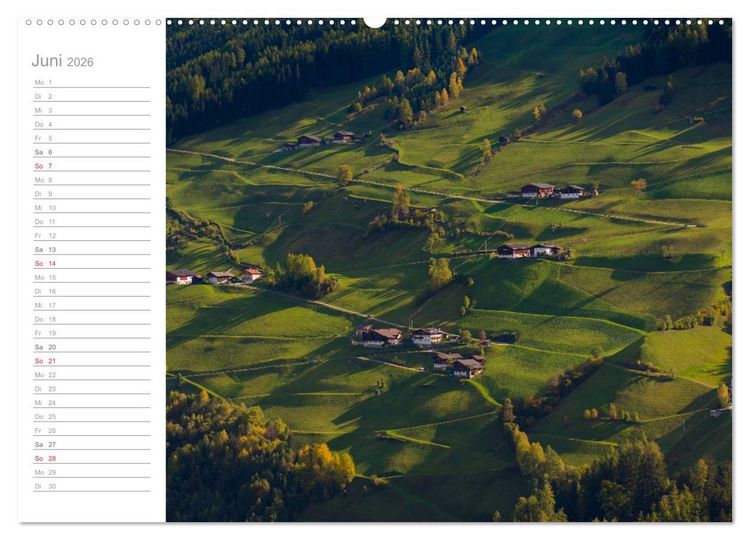 Produktbild: Wundervolle Pl&auml;tze in S&uuml;dtirol (Wandkalender 2026 DIN A2 quer), CALVENDO Monatskalender