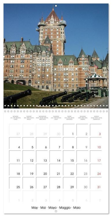 Produktbild: Qu&eacute;bec (Calendrier mural carr&eacute; 2026 30x30 cm) Calendrier double avec une page pour vos prises de notes