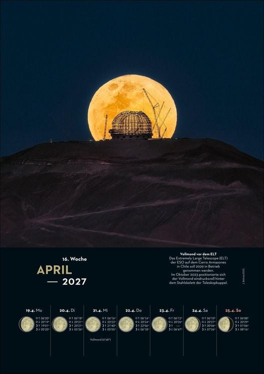 Produktbild: KOSMOS Himmelsjahr Wochen-Kulturkalender 2027 - Der Wandkalender f&uuml;r jede Woche