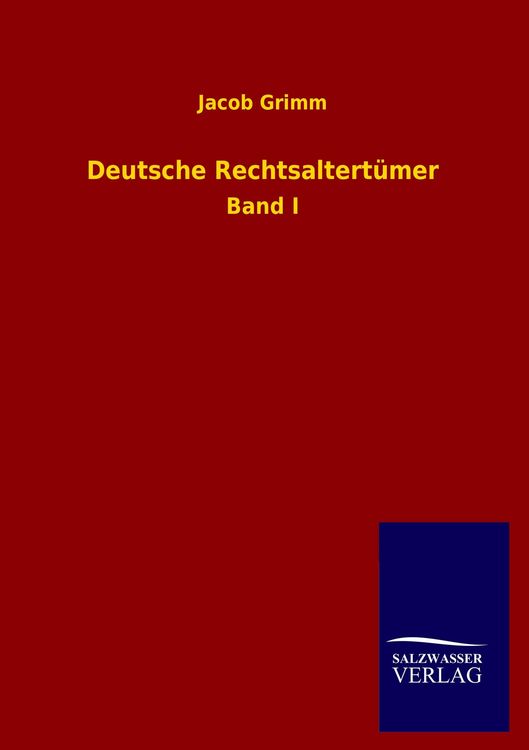 Produktbild: Deutsche Rechtsaltert&uuml;mer