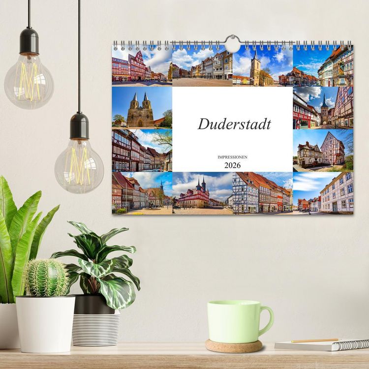 Produktbild: Duderstadt Impressionen (Wandkalender 2026 DIN A4 quer), CALVENDO Monatskalender