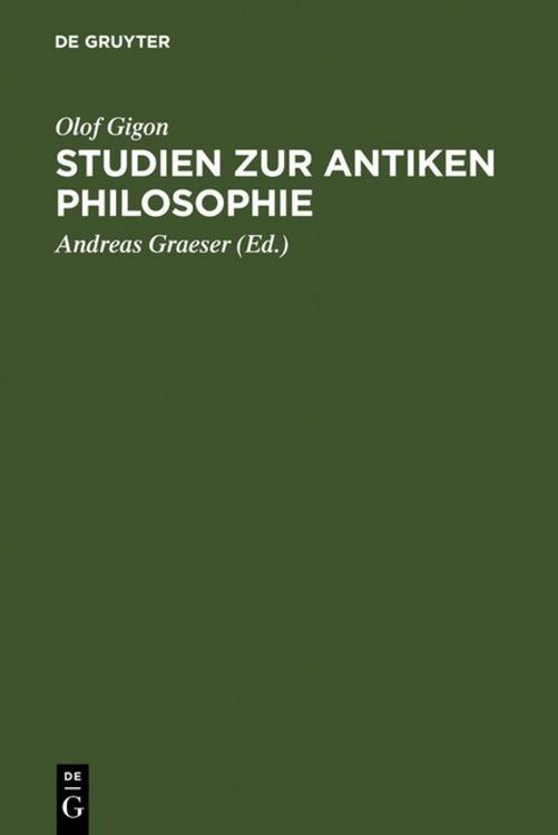 Produktbild: Studien zur antiken Philosophie
