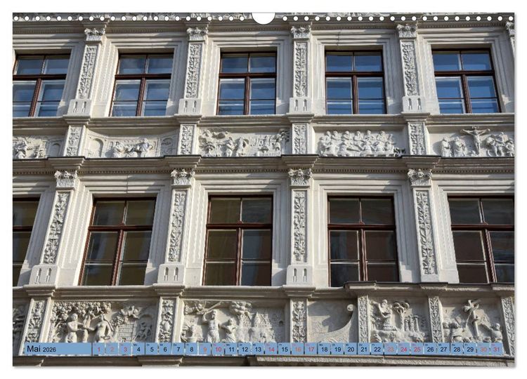 Produktbild: Fassadenreichtum in G&ouml;rlitz (Wandkalender 2026 DIN A3 quer), CALVENDO Monatskalender