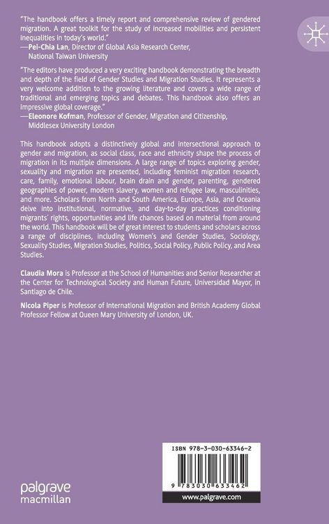 Produktbild: The Palgrave Handbook of Gender and Migration