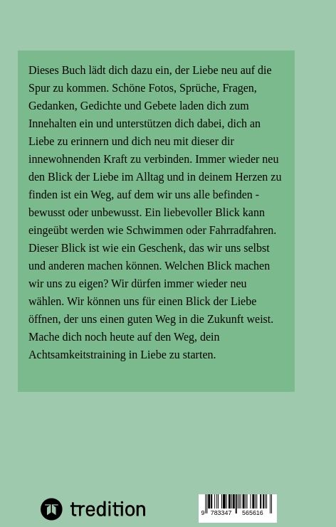 Produktbild: Ein Achtsamkeitstraining in Liebe