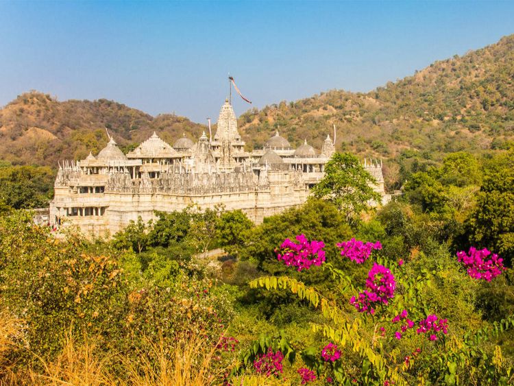 Produktbild: CALVENDO Puzzle Der Jain-Tempel von Ranakpur | 1000 Teile Lege-Gr&ouml;&szlig;e 64x48cm Foto-Puzzle f&uuml;r gl&uuml;ckliche Stunden