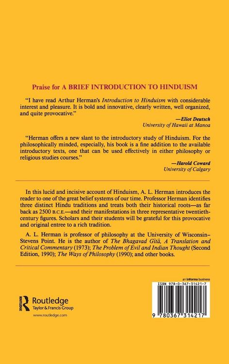 Produktbild: A Brief Introduction To Hinduism