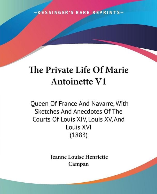Produktbild: The Private Life Of Marie Antoinette V1