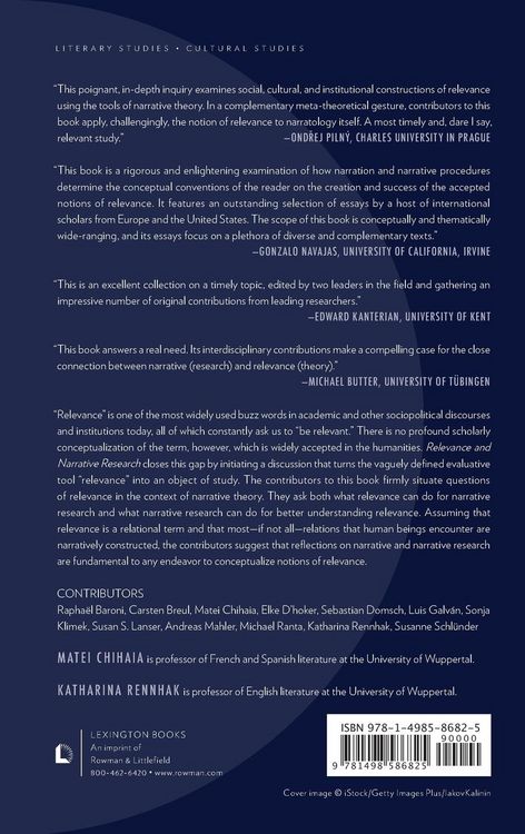 Produktbild: Relevance and Narrative Research
