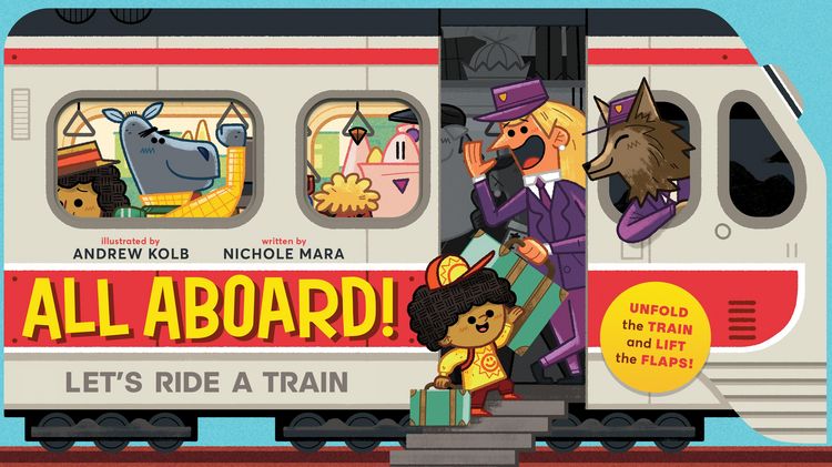 Produktbild: All Aboard! (an Abrams Extend-A-Book)