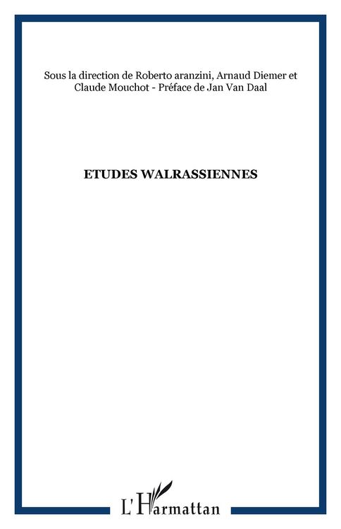 Produktbild: Etudes walrassiennes