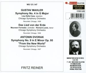 Produktbild: Reiner dirigiert Mahler und Dvorak