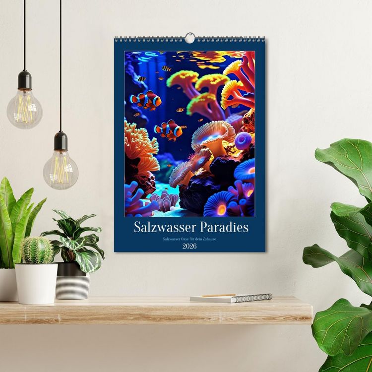 Produktbild: Salzwasser Paradies (Wandkalender 2026 DIN A3 hoch), CALVENDO Monatskalender