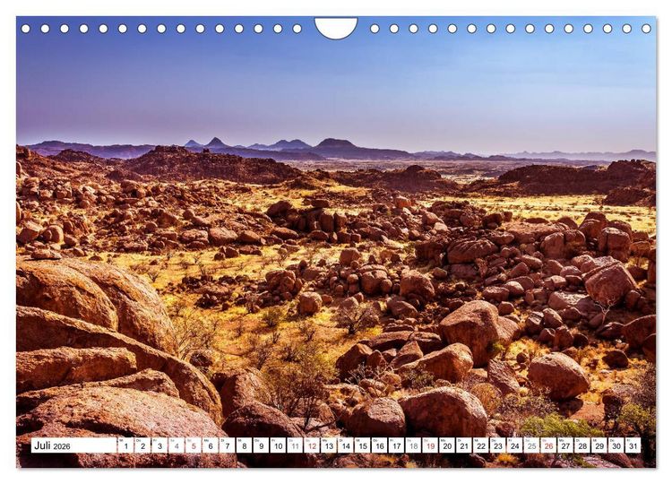 Produktbild: Namibia - Farben und Licht (Wandkalender 2026 DIN A4 quer), CALVENDO Monatskalender