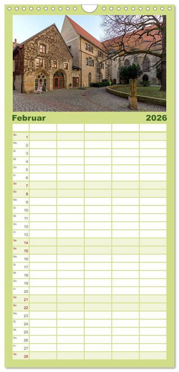 Produktbild: Familienplaner 2026 - Unterwegs in Pirna mit 5 Spalten (Wandkalender, 21 x 45 cm) CALVENDO