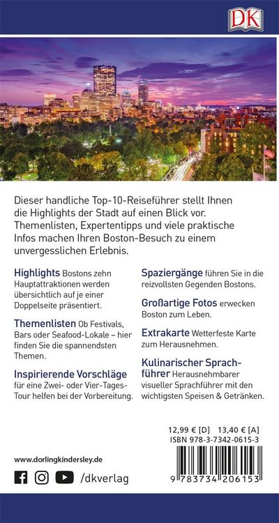 Produktbild: Top 10 Reisef&uuml;hrer Boston