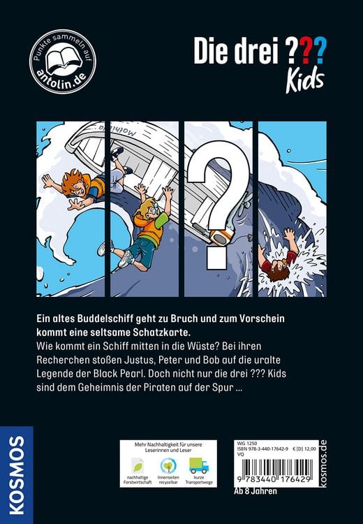 Produktbild: Die drei ??? Kids Dein Fall, Das W&uuml;stenschiff