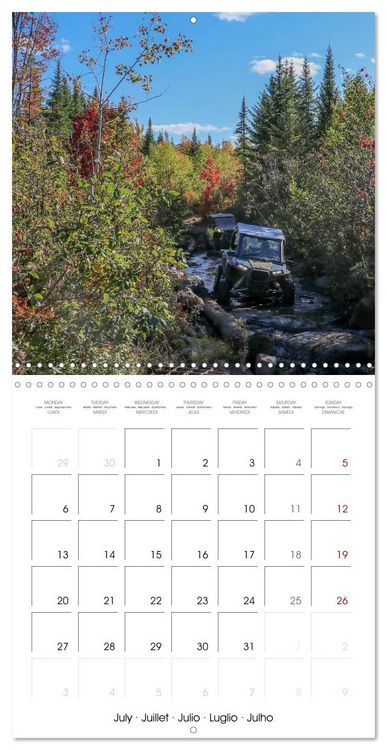 Produktbild: ATV/UTV Trail Riding in New England (Wall Calendar 2026 12 &times; 12 Inch) CALVENDO 12 Month Wall Calendar