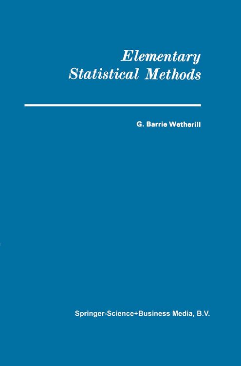 Produktbild: Elementary Statistical Methods