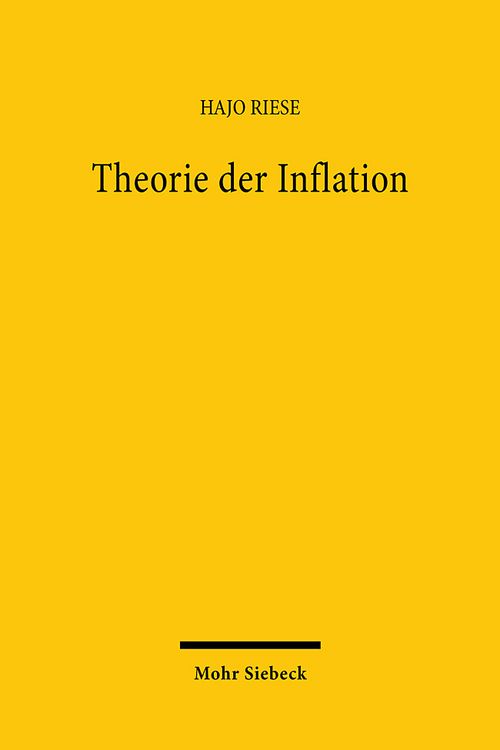 Produktbild: Theorie der Inflation